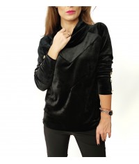 Bluza Krysia z golfem czarna