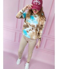 bluza HELENA z kapturem NIEBO