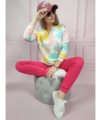 KOMPLET BAWEŁNIANY HELENA DEKOLT V PASTELOWA