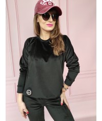 DRES WELUROWY MILENA CZARNY