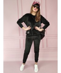 DRES WELUROWY MILENA CZARNY