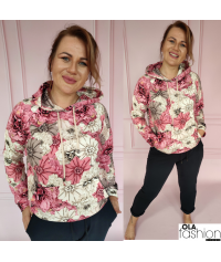 Bluza w kwiaty bawelniana print