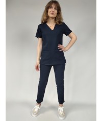 BLUZA MEDYCZNA SONIA GRANATOWA SCRUBS