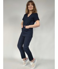 SPODNIE MEDYCZNE SONIA GANATOWE SCRUBS KRÓTSZE