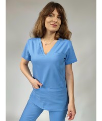 BLUZA MEDYCZNA SONIA NIEBIESKA SCRUBS