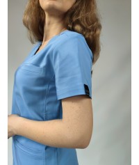 BLUZA MEDYCZNA SONIA NIEBIESKA SCRUBS