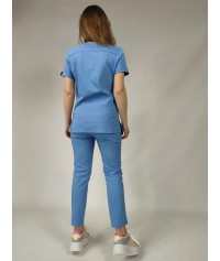 BLUZA MEDYCZNA SONIA NIEBIESKA SCRUBS