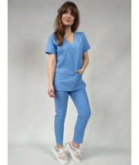 BLUZA MEDYCZNA SONIA NIEBIESKA SCRUBS
