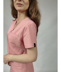 BLUZA MEDYCZNA SONIA PUDROWO RÓŻOWA SCRUBS