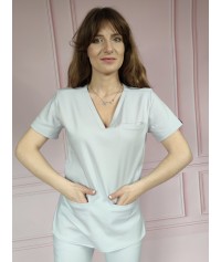 BLUZA MEDYCZNA SONIA SZARA SCRUBS