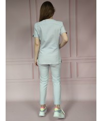 BLUZA MEDYCZNA SONIA SZARA SCRUBS