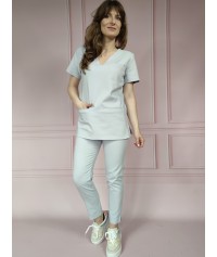 BLUZA MEDYCZNA SONIA SZARA SCRUBS