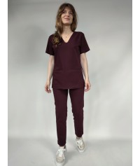 BLUZA MEDYCZNA SONIA ŚLIWKOWA SCRUBS