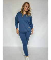 DRES bawełniany DANIELA blue jeans
