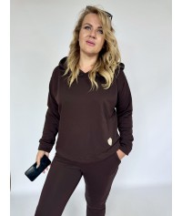 DRES bawełniany DANIELA czekolada