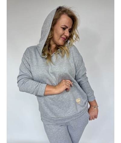 DRES bawełniany DANIELA szary