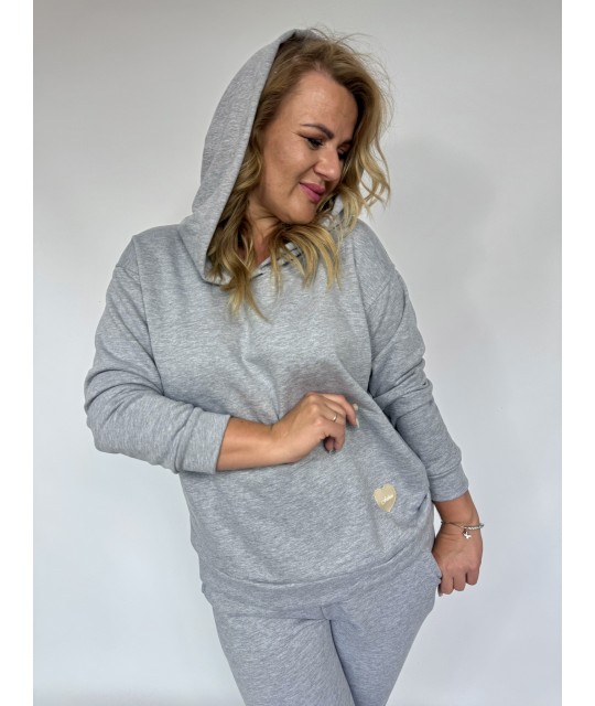 DRES bawełniany DANIELA szary