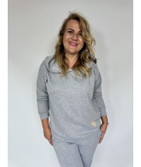 DRES bawełniany DANIELA szary