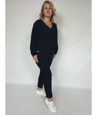 DRES bawełniany KASKA czarny