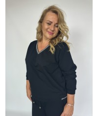 DRES bawełniany KASKA czarny