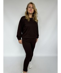 DRES bawełniany WIOLA czekolada