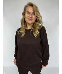 DRES bawełniany WIOLA czekolada