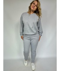 DRES bawełniany WIOLA szary