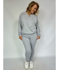 DRES bawełniany WIOLA szary