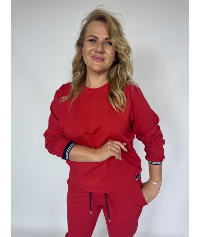 DRES bawełniany IZA czerwony