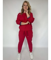 DRES bawełniany IZA czerwony