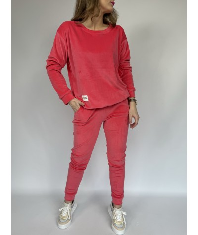 DRES WELUROWY KSENIA KORAL