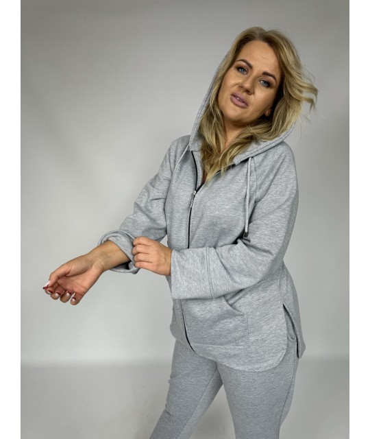 DRES bawełniany KLARA szary
