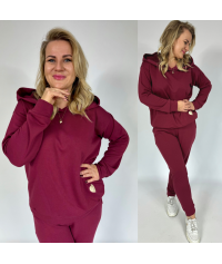 Dres bawełniany DANIELA bordowy