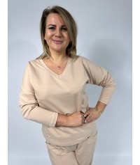 komplet dresowy TULIPAN beżowy