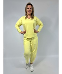 Komplet dresowy TULIPAN bananowy
