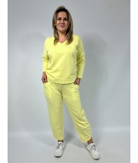 Komplet dresowy TULIPAN bananowy